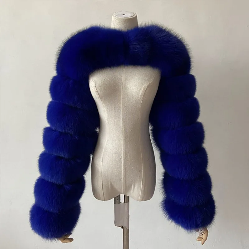 Faux Fur Fox Fur Fashion Faux Fur Autumn Winter Women's New Shawl Coat