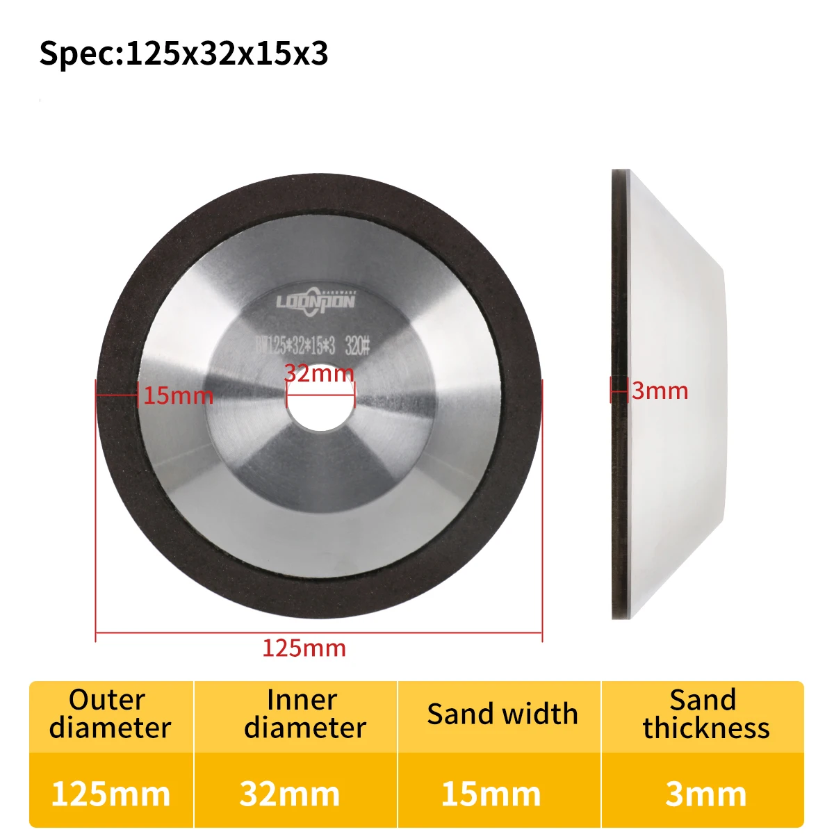 125mm Diamond Grinding Wheel grinding Cup 5\