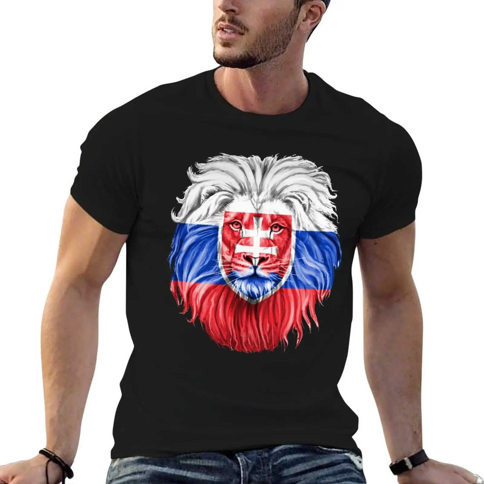 

lion Flag Of Slovakia , Slovakia lion , Slovakia gift, womens, mens, funny gifts, roots, flag, proud, pride T-Shirt