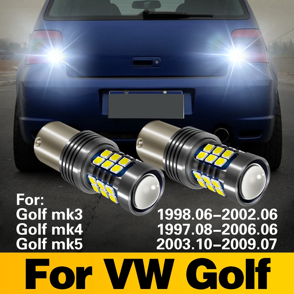 

2 Pcs 1156 Signal-Lamp LED Bulb Car Reverse Light Tail Lamp For VW Golf mk3 mk4 mk5 1997-2005 2006 2007 2008 2009 Accessories