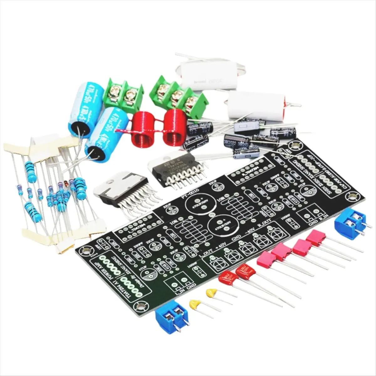 A64I TDA7294 100W+100W Dual-Channel Audio Amplifier Board Power Amplifier Board HIFI Amplifier Module Accessories DIY Parts