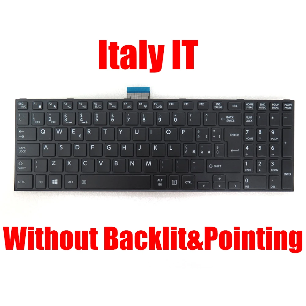 Italy IT Keyboard For Toshiba For Tecra A50-C A50-D A50-E A50-F Z50-C Z50-E C50-C For Satellite Pro R50-C A50-C A50-E A50-D