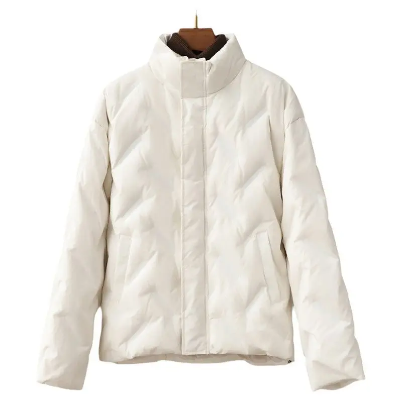 Spring New Stand Up Collar Warm Top 90 White Duck Down Lightweight Down Jacket for Women
