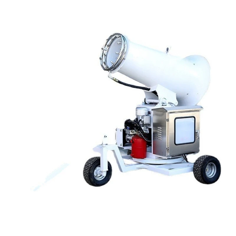 Fully automatic remote mist shooter towed fog cannon machine