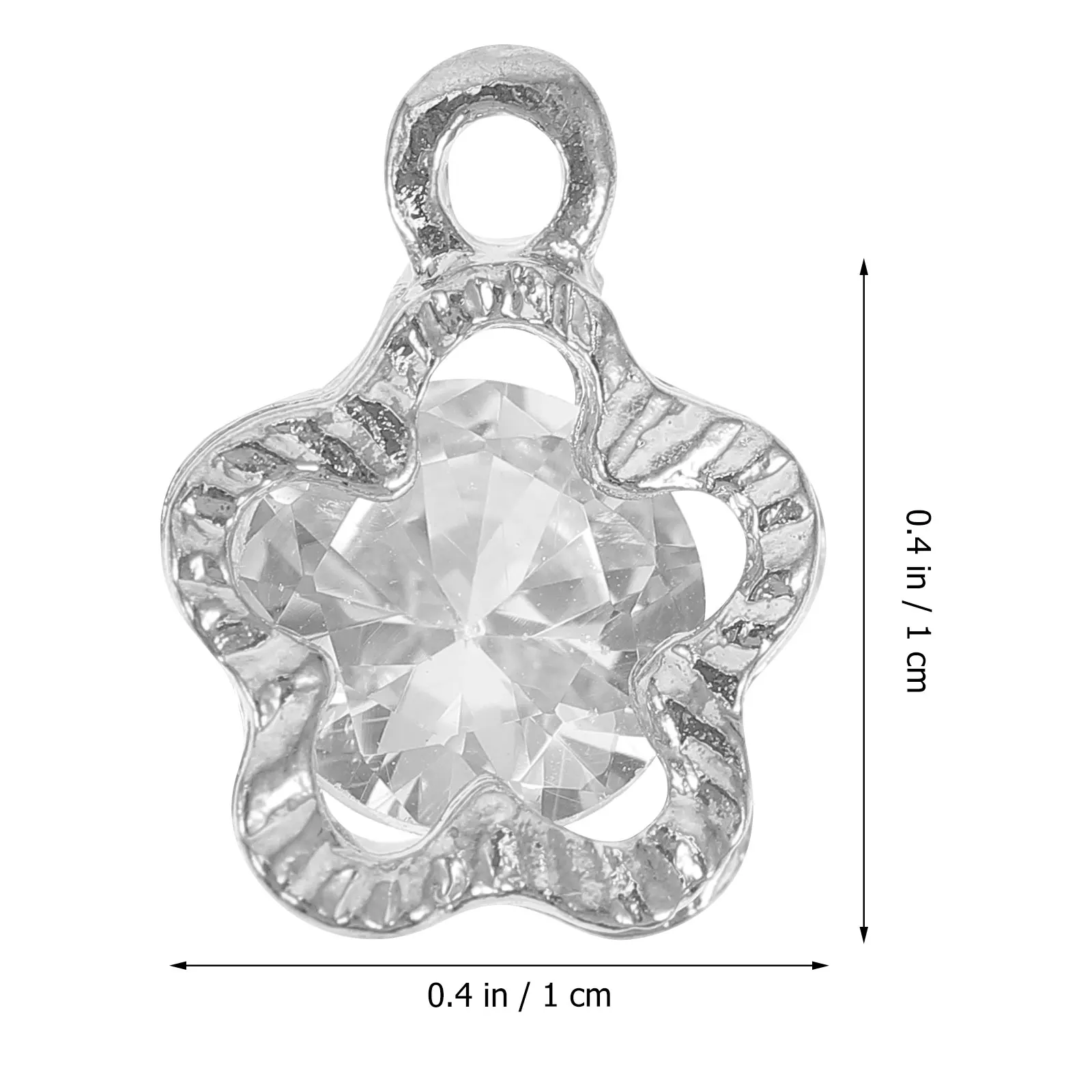 

90 Pcs Zircon Pendant Charm Jewelry Making Cubic Zirconia Rhinestones DIY Material Bracelet Earrings Handmade Accessories Gifts