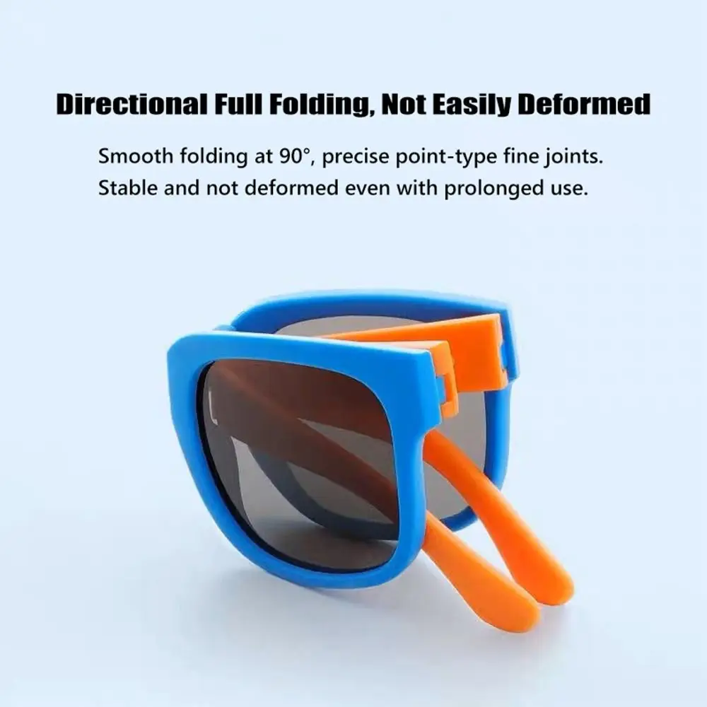 Fashion Outdoor Sunglasses Square Frame UV 400 Travel Goggle Children Eyewear for Toddler Boys and Girls