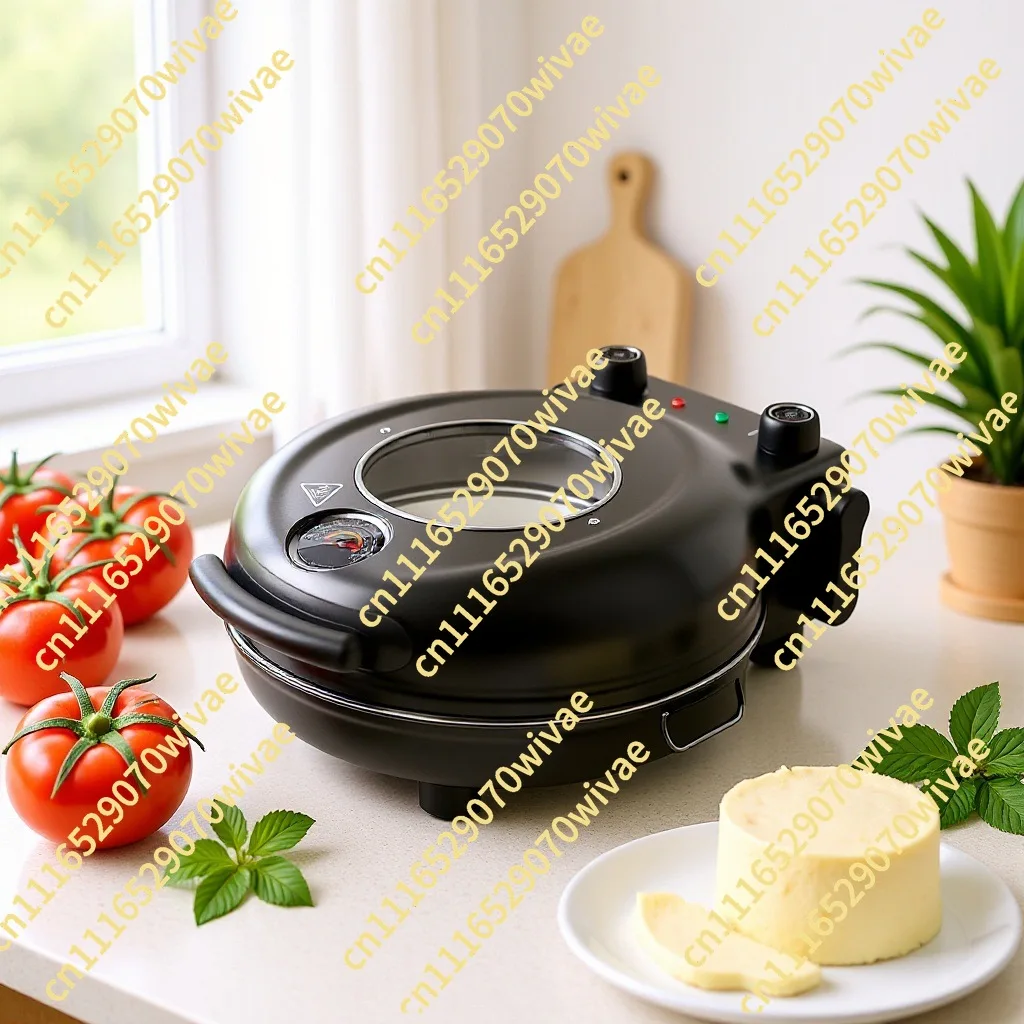 Pizza machine heating electric cake pan household pizza oven frying machine oven 220V European standard 110V