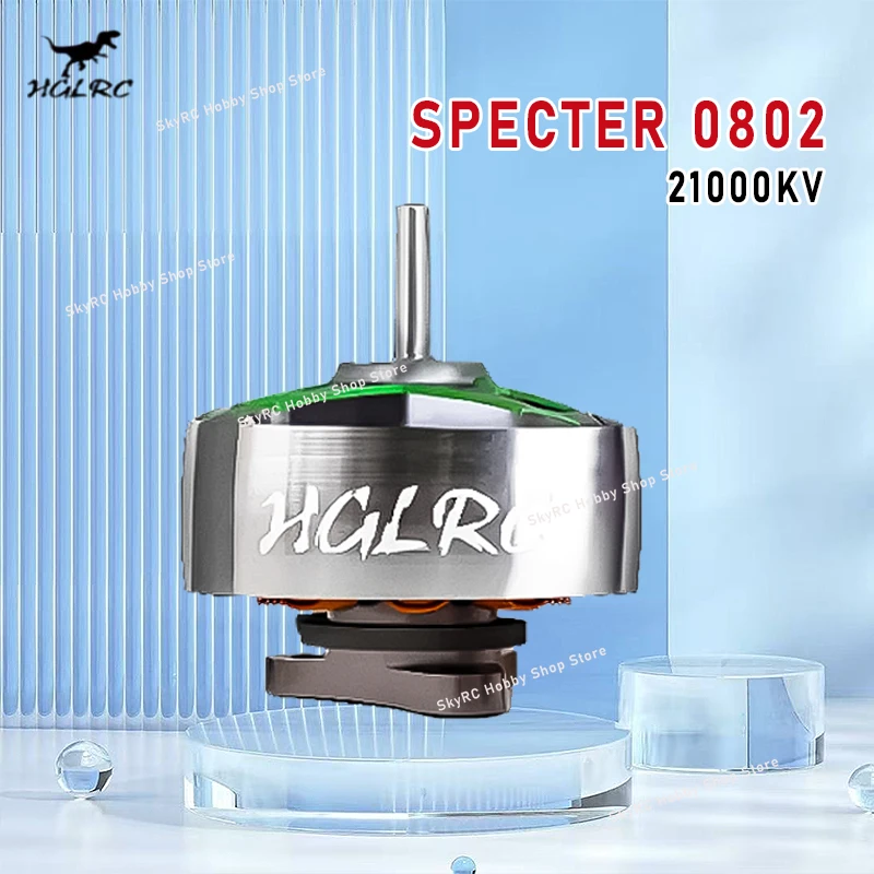HGLRC SPECTER 0802 Motor,21000KV 1S LiPo,supports 31/41mm Prop,Tinywhoop FPV Freestyle Spare Parts