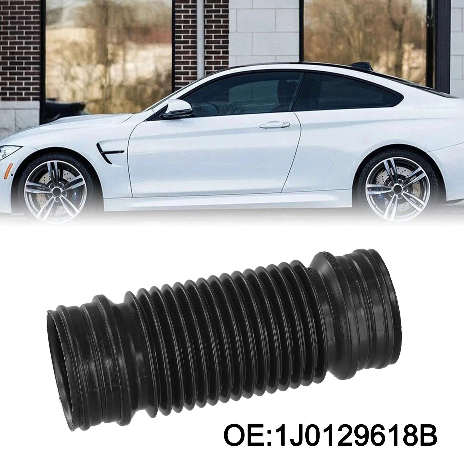 1 x Auto-Lufteinlassschlauch für Golf 4 IV, für Bora OEM-Nummer 1J0129618B, Luftfilter-Ansaugschlauch für Kaltluftkanäle, Zuführschlauch, schwarzer Kunststoff