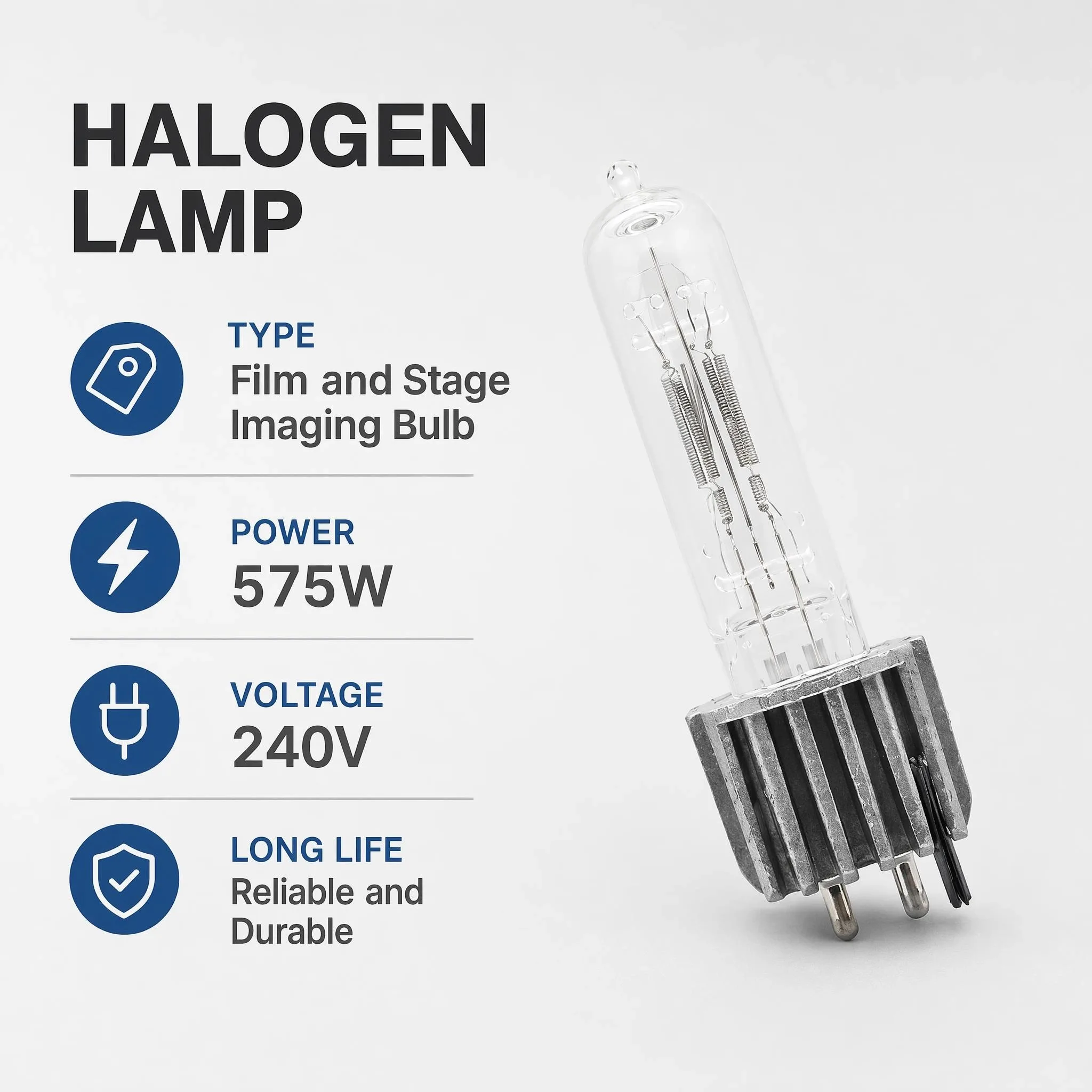 HPL Imaging Lamp HPL 575W/240V Film and Stage Imaging Bulb