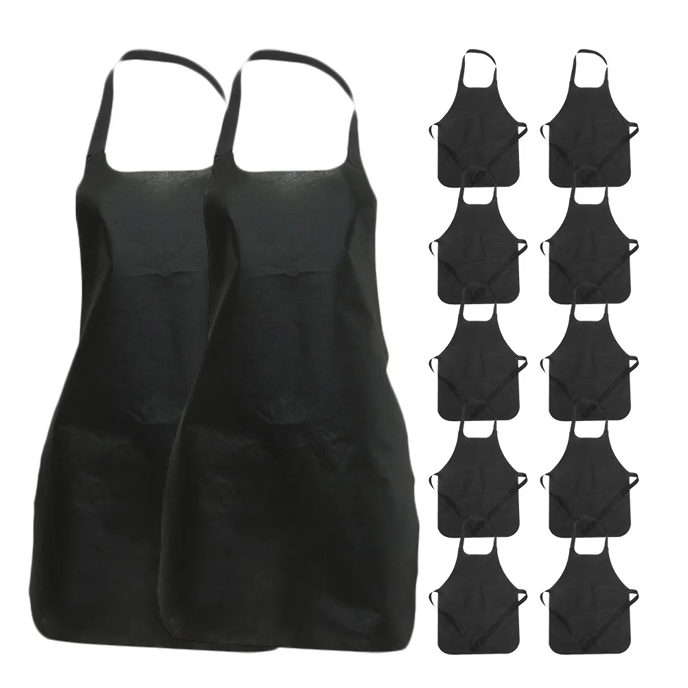 

15Pcs Protective Disposable Aprons Multi-Function Thickened Cooking Painting Aprons for Restaurant Workshop Bbq Party Kitchen