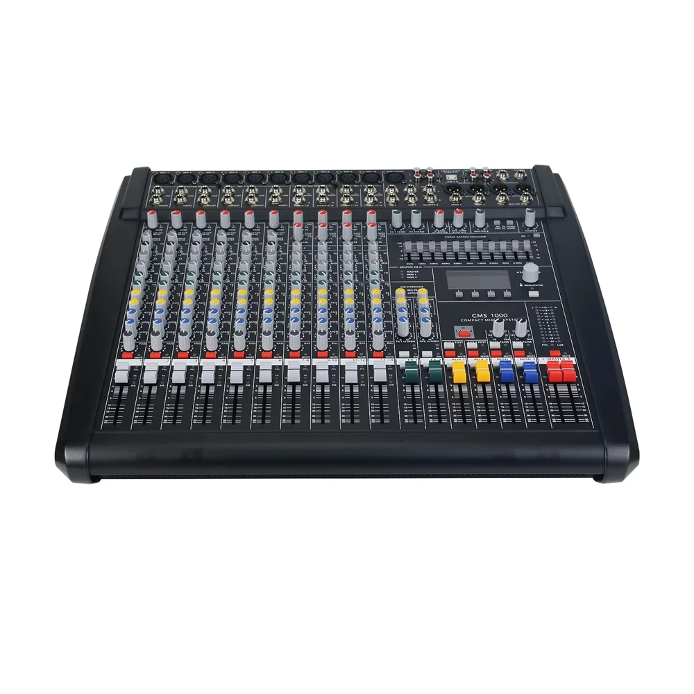 CMS1000-3 PowerMate 600/1000/1600/2200-3 10Channel Audio Mixer Compact Mixing Console Professional Music Equipment Dynacord