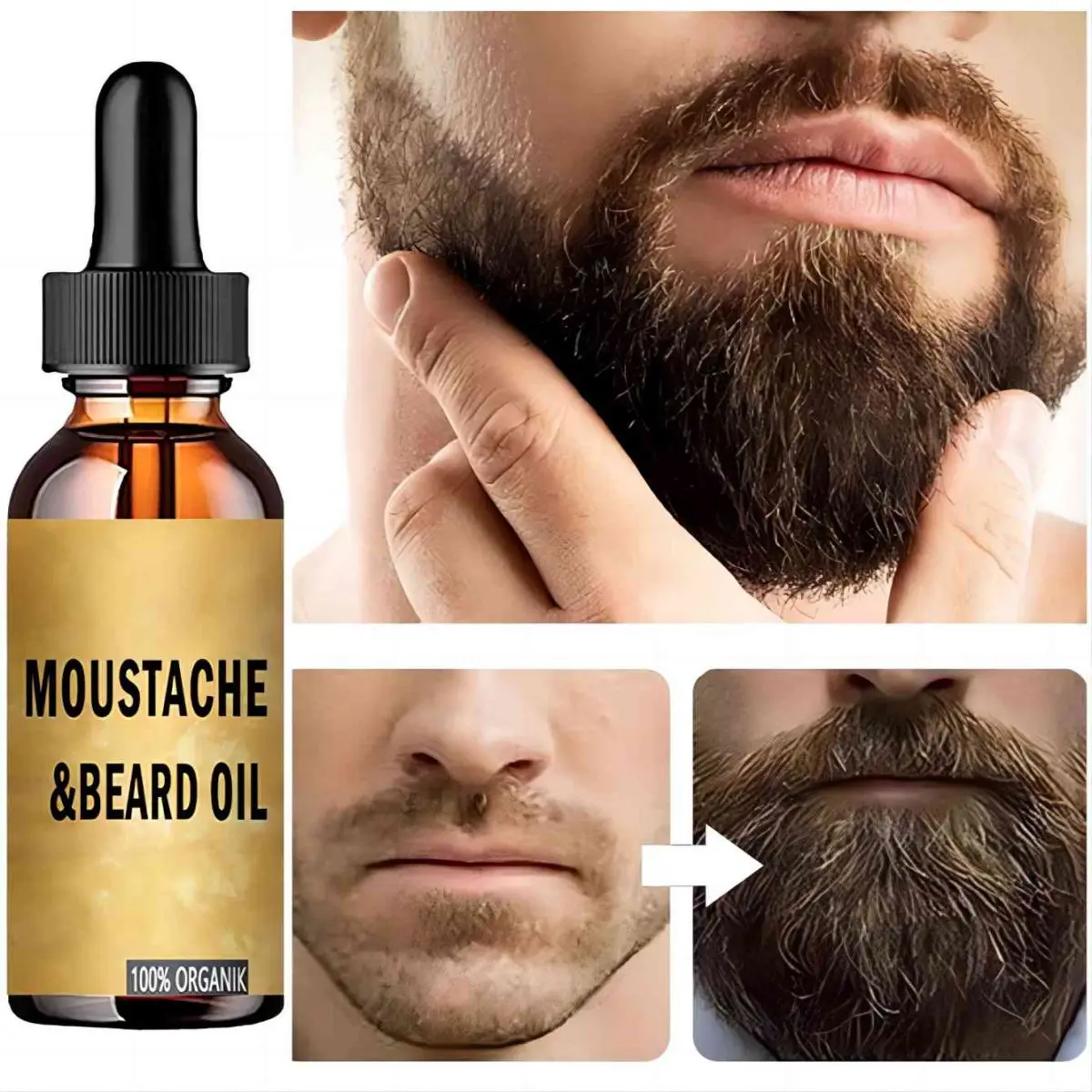 Men Beard Growth Oil Hair Growth Essence Oil Hair Loss Products for Men Beard Care Hair Growth Nourishing Beard Care