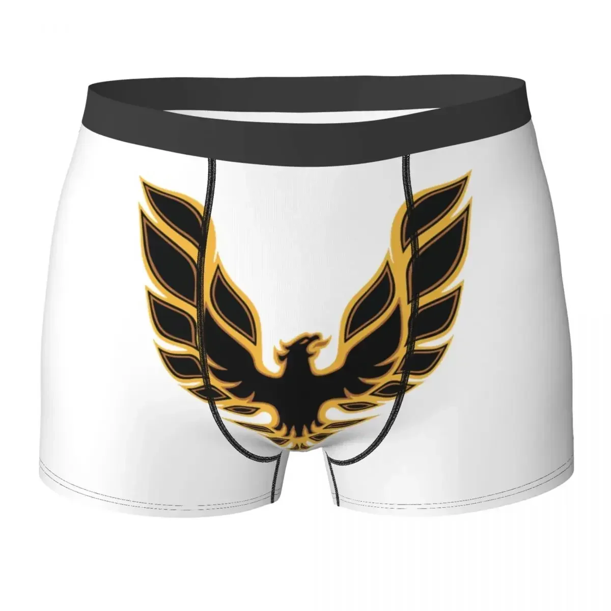 Boxer Underpants Shorts Pontiac Trans Am Firebird Bandit Golden Panties Men Breathable Underwear for Homme Man Boyfriend Gifts