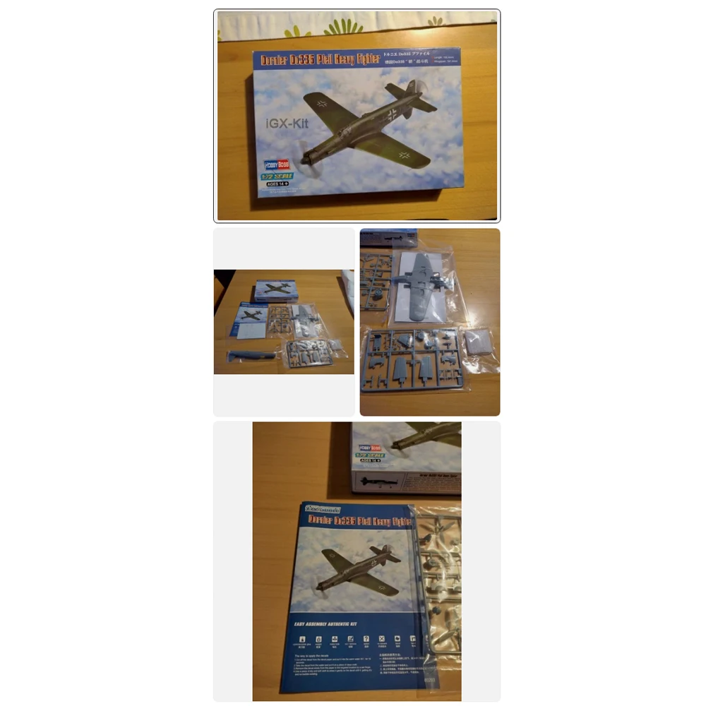 

Hobbyboss 80293 1:72 Scale German Dornier Do335 Pfeil Heavy Fighter Airplane Plastic Assembly Model Kit Building Making Toy