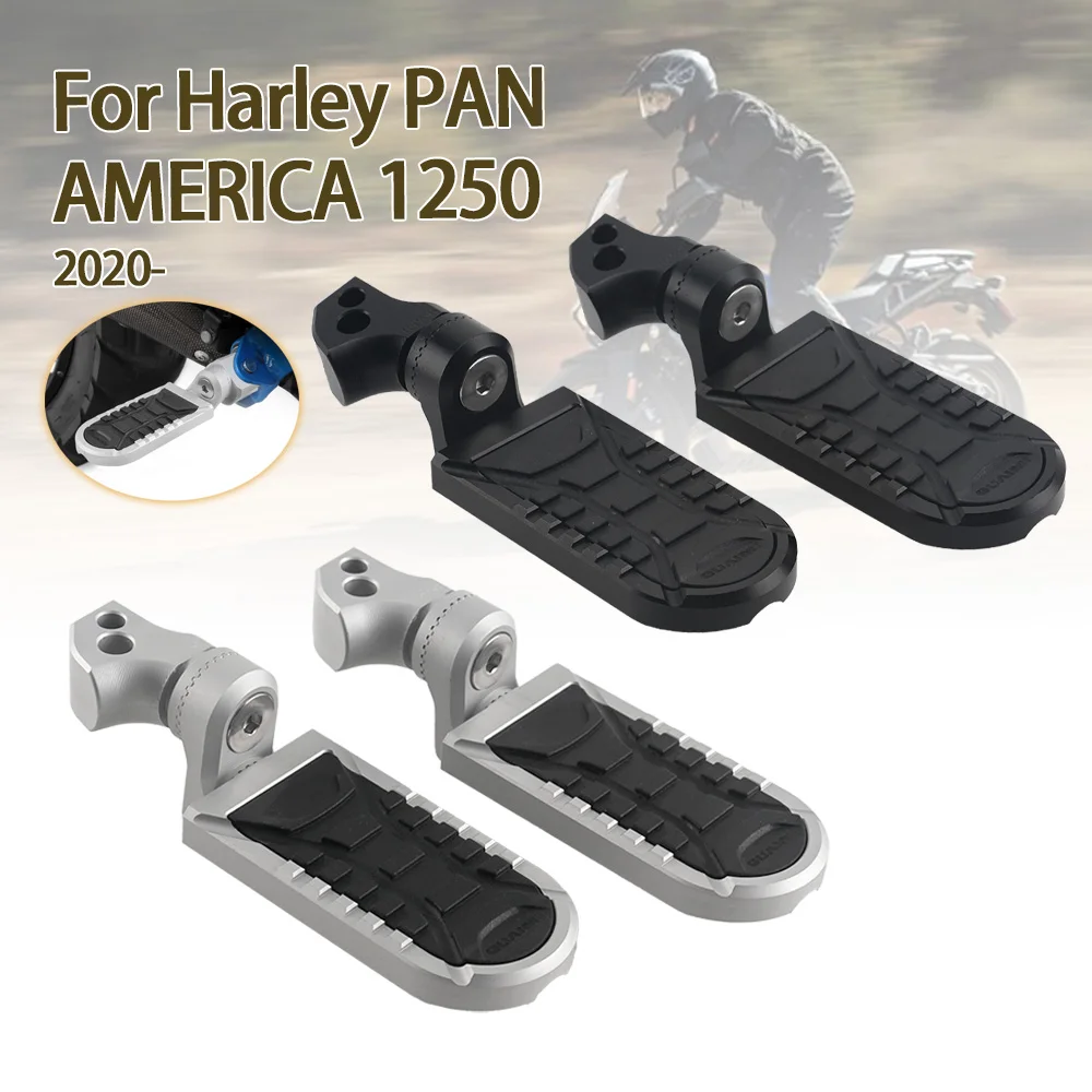 For Harley PAN AMERICA 1250 Special Motorcycle Rear Footrest Adjustable Extend Lowering Foot Pegs Rotatable FootPegs Rest