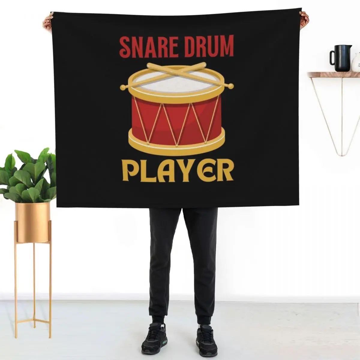 Snare Drum Player Throw Blanket Stuffeds Baby Beach cosplay anime Decorative Sofa Giant Sofa Blankets