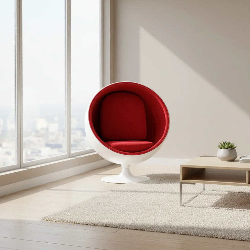 

Modern space capsule recliner bubble chair semi-circular eggshell plastic furniture bedroom