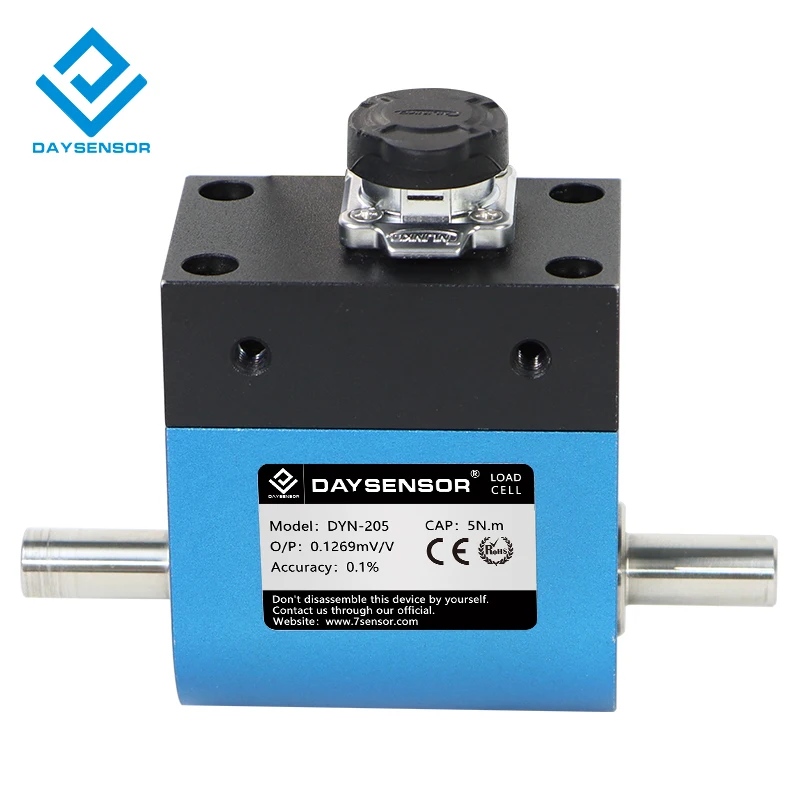 5N.m Rotary Sensor High Precision Rotating Dynamic Torque with Slip Ring for Small SIze Automatic Motor Gear Box