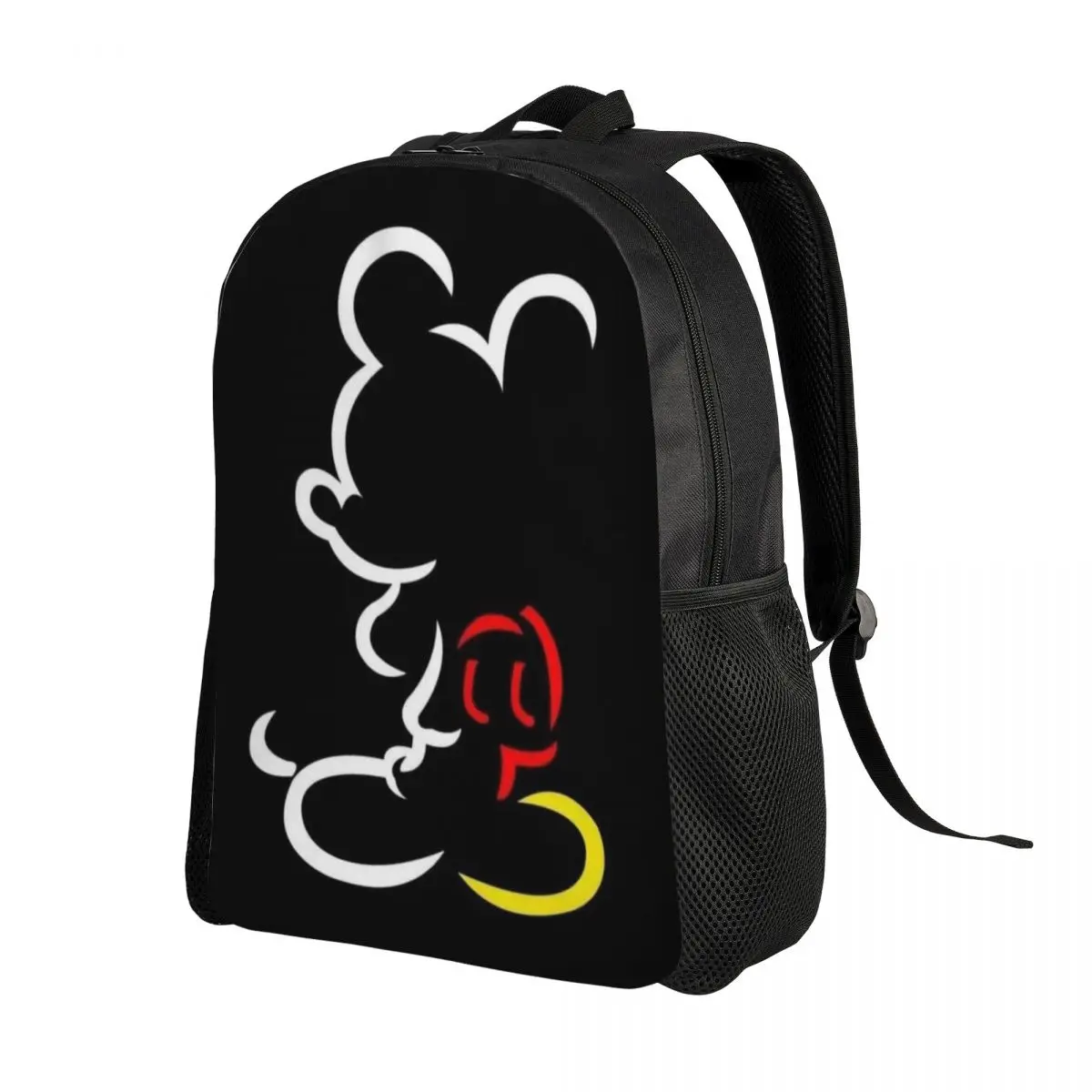 Custom Mickey Mouse Backpack Men Women Basic Bookbag for School College Bags