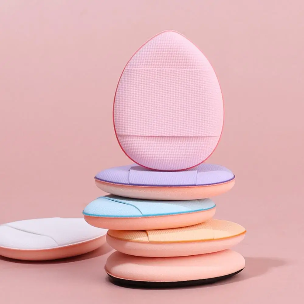 6 個ミニフィンガーパフファンデーション小さなエアクッションパウダースポンジフェイスコンシーラー BB クリーム化粧品アプリケーターメイクアップツール