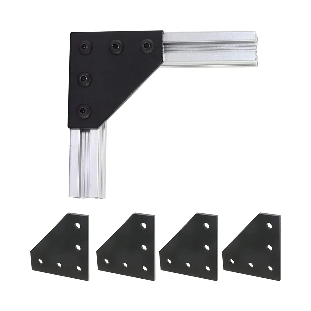 10Pcs 2020 L Shape Joint Plates,Outside Corner Bracket Joint Board Connection for 2020 Series Aluminum Extrusion Profile