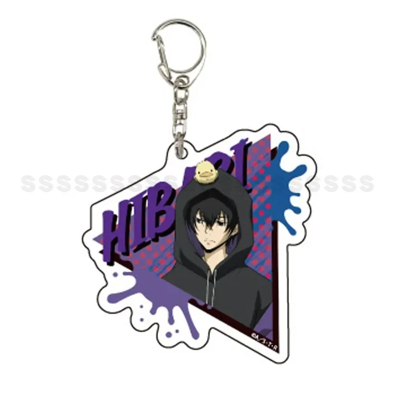 Anime Tsuna Mukuro Ryohei Gokudera Hibari Yamamoto Squalo acrylique porte-clés poupée porte-clés pendentif pour cadeau