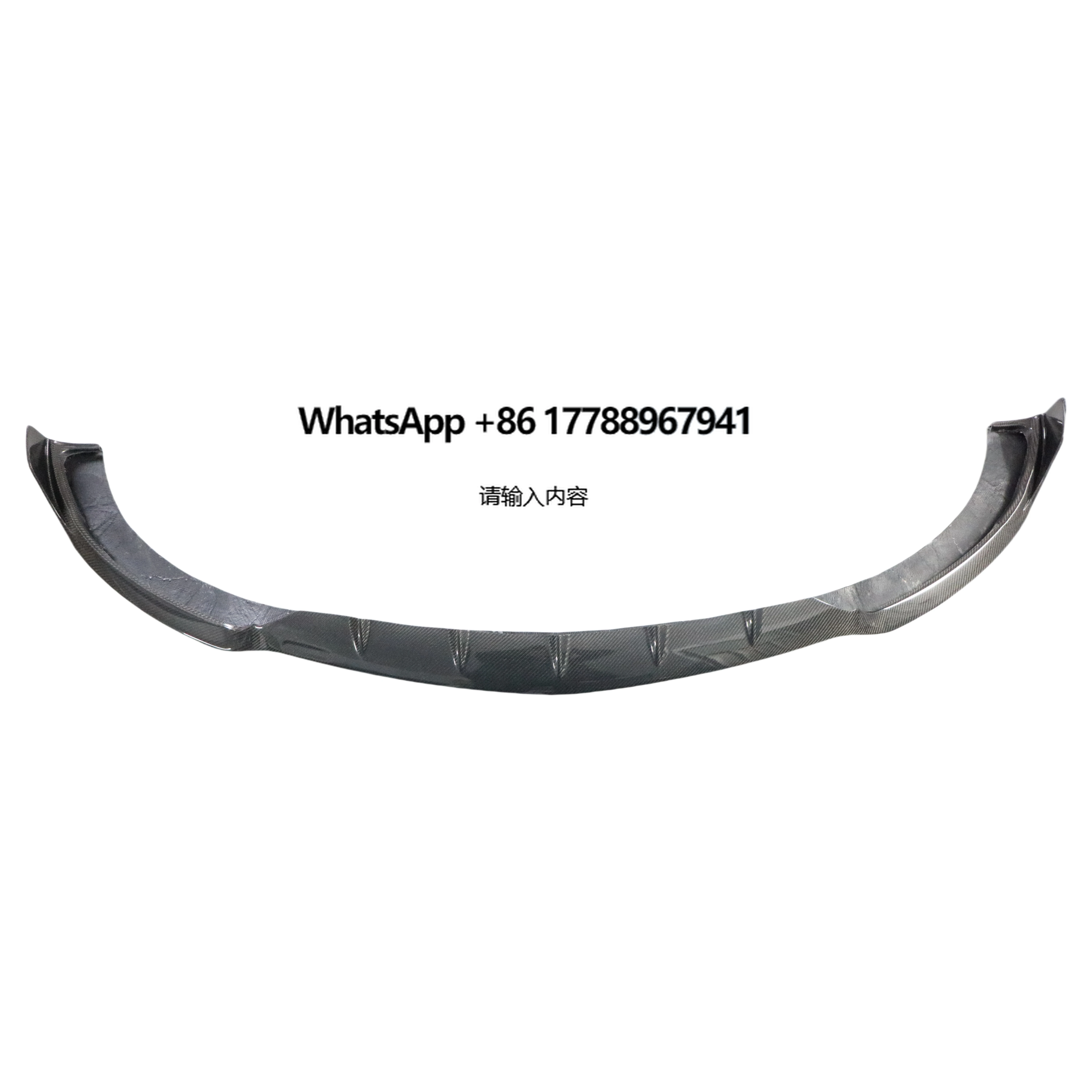 

For Mercedes Benz AMG GT GT43 GT50 GT53 GT63 4 Door Use B Style High Quality Carbon Fiber Front Bumper Lip Brand New Front Lip