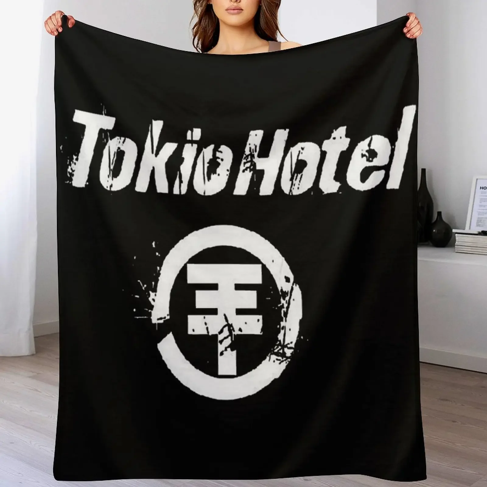 

TOKIO HOTEL BAND Throw Blanket Thin Soft Blanket for Summer Night Sleeping