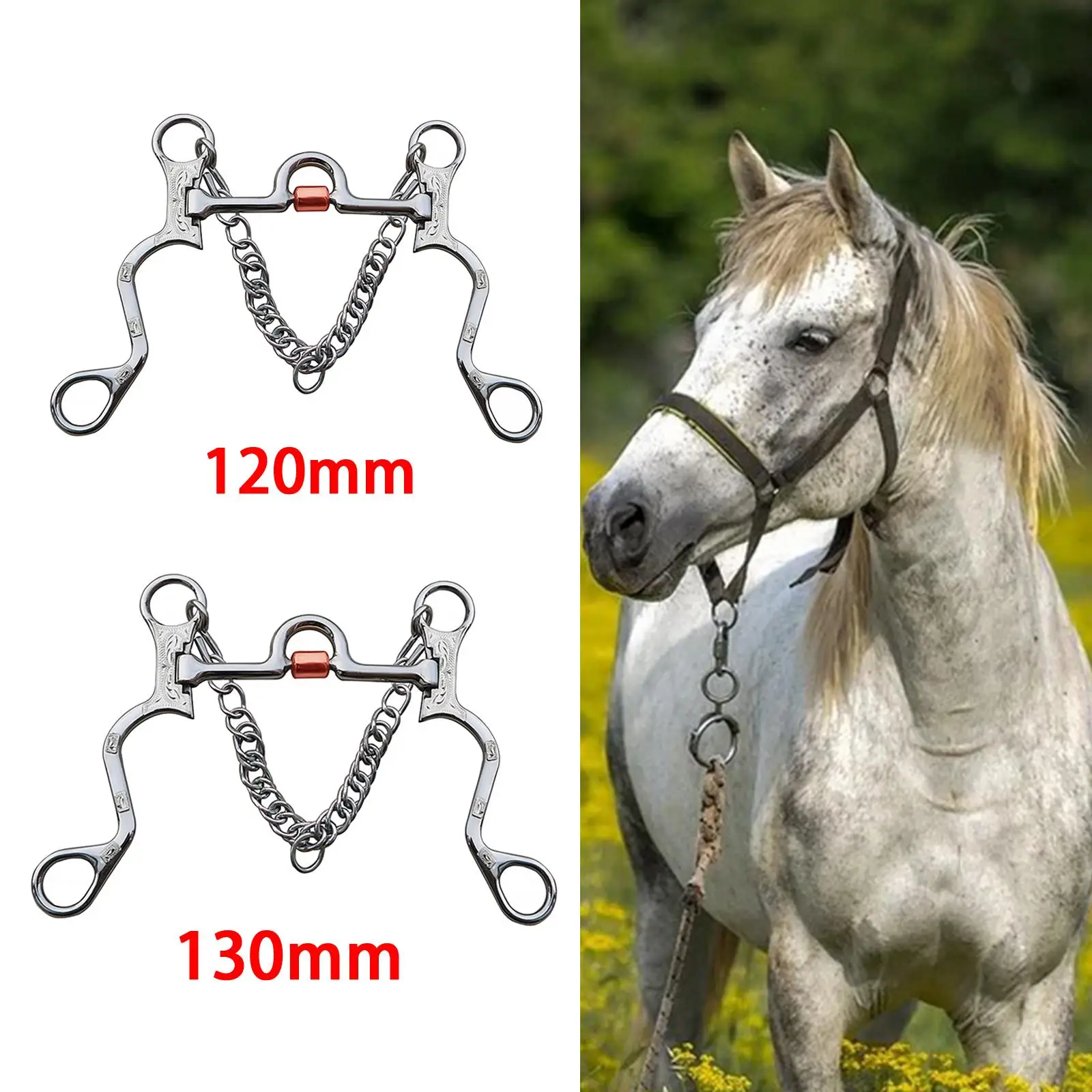 mors-de-cheval-en-fer-doux-avec-rouleau-en-cuivre-pour-harnais-western-equipement-d'equitation-et-d'entrainement