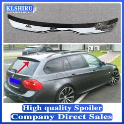 SPOILER EXTENSION for BMW 3 E91 M-PACK FACELIFT 3 Series Touring 2005-2012 ABS Plastic Car Tail Trunk Wing Rear Roof Spoiler