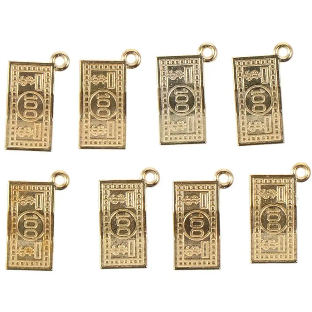 سبيكة ذهبية ، سحر فاتورة الدولار الأمريكي ، دلايات المال ، صناعة المجوهرات التي تصنعها بنفسك ، إكسسوارات الأساور والقلادات ، #5