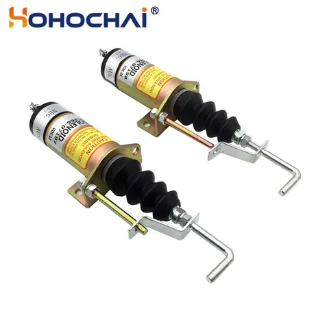 연료 차단 솔레노이드 366-07197 SA-3405-T 1502-12C7U2B2S1 정지 솔레노이드 12V/24V 디젤 엔진 부품