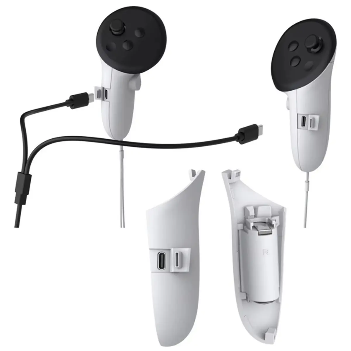 3S VR コントローラー用充電式バッテリー カバー 3 コントローラー用ユニバーサル バッテリー パック