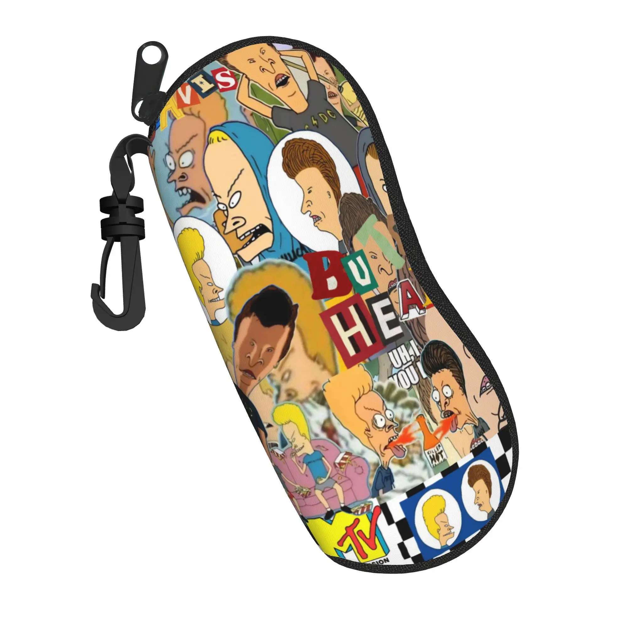 Beavis and Butthead Merch Glasses Case for Women Men Lightweight Box  Sunglasses Storage Box Charming Eyewear Container