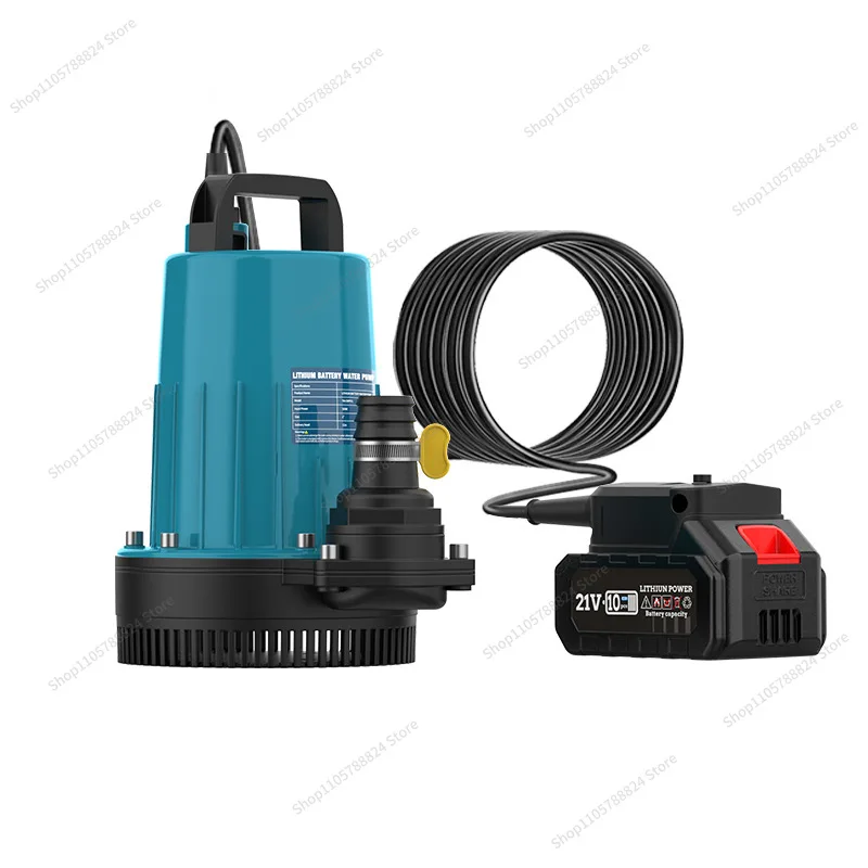 For Lithium Battery Submersible Pump, Pumping Fish Tank, Electric Pumping Pump