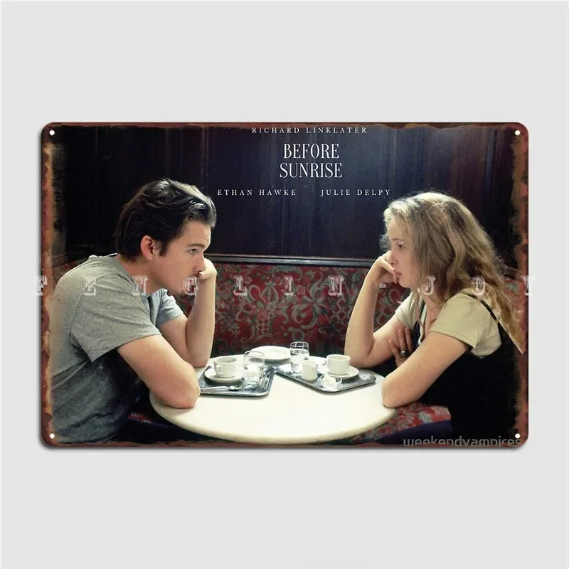 Before Sunrise Metal Plaque Poster Living Room Poster Wall Mural Create Tin Sign Poster