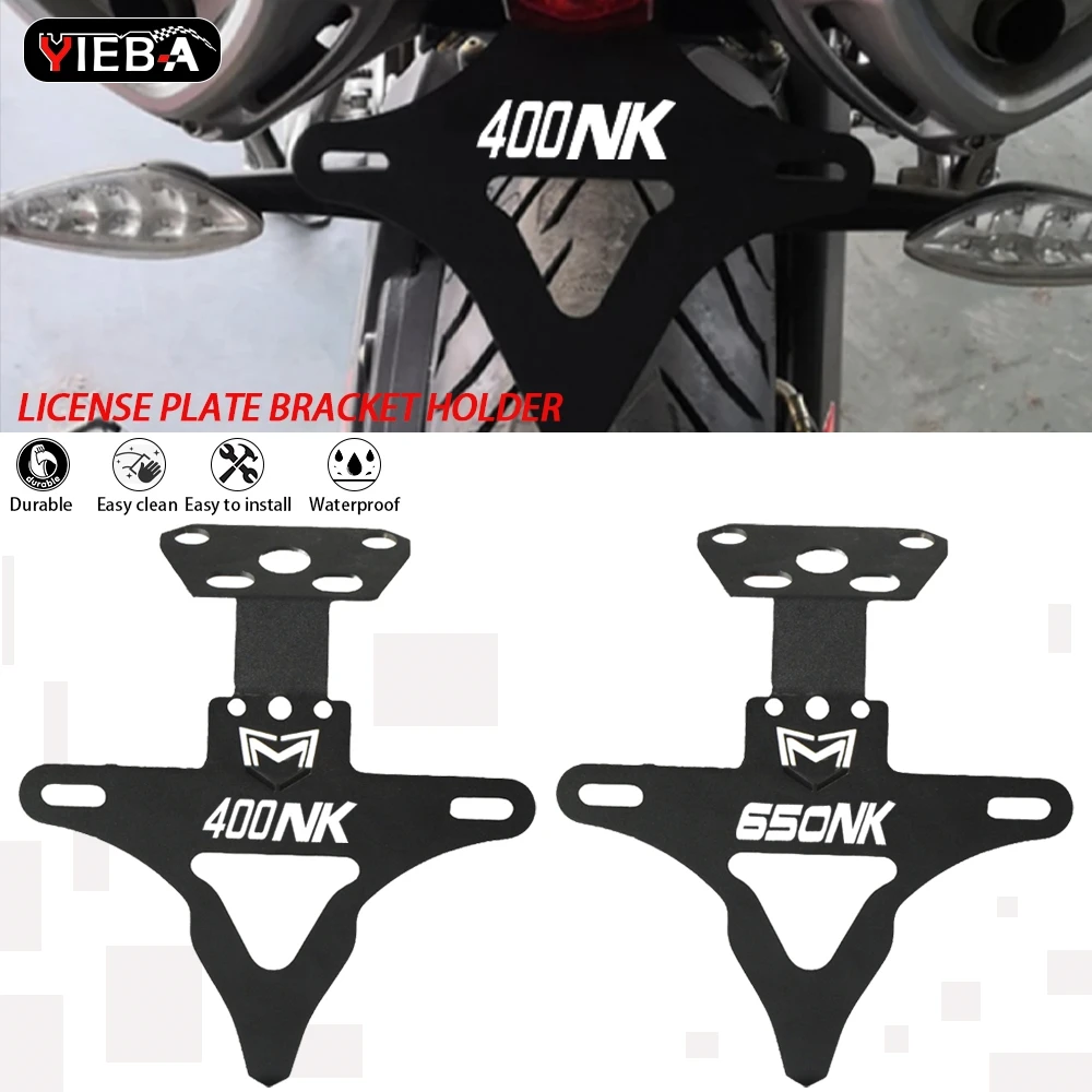 

Motorcycle Licence Registration Holder License Plate Bracket For CFMOTO CF 400NK 650NK 2016-2023 2022 2021 2020 2019 650 400 NK