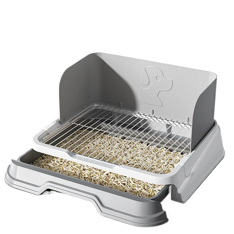 

Stainless steel sandbox drawer for small dogs in toilet