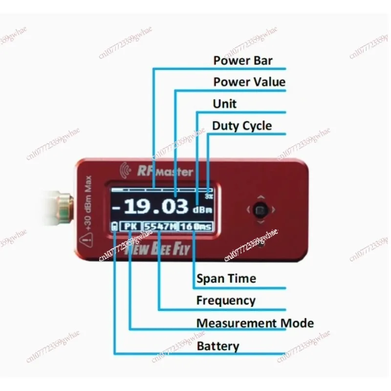 Immersion RC RF Power Meter V2 Image Transmission and Remote Control Power Tester