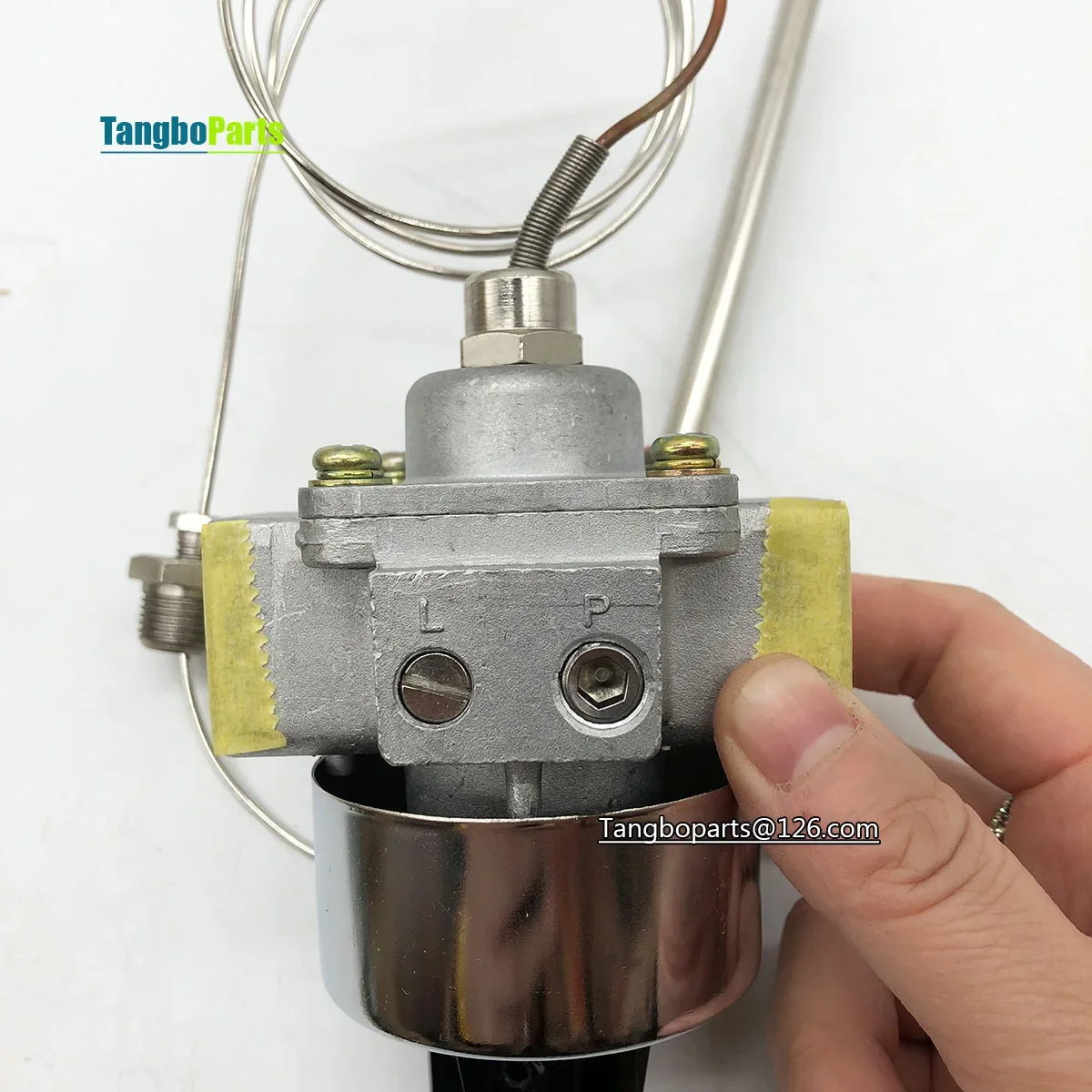 

Gas Air Fryer Parts Oil Temperature Control Valve 160~220 Degree TWC Thermostatic Temperature Control Valve