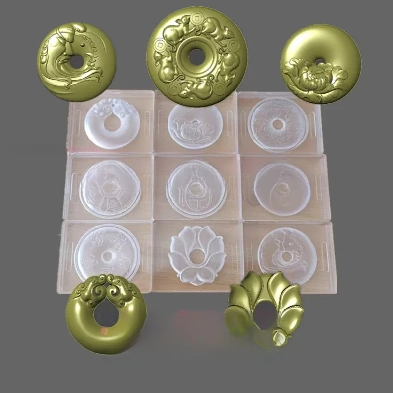 Safe Lock Pendant Earrings Incense Beads/pellets Mold Handmade DIY Making Incense String of Beads Acrylic Living Room Decoration