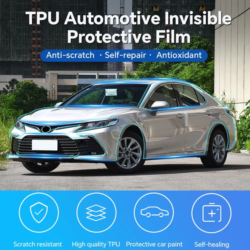 

8.5Mil Pre-cut PPF Kit For Toyota Camry SE XSE 2021-2024 TPU Clear Paint Protection Film Scratch-Resistant Exterior Accessories
