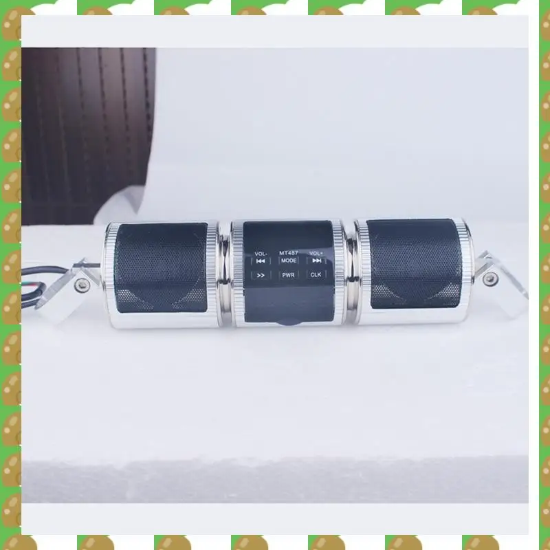 T36C BT الصوت دراجة نارية مكبر صوت ستيريو دراجة نارية تركيب مشغل MP3 مكبر للصوت سكوتر دراجة USB Fmradio الأسود