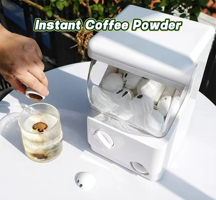 Coffee Capsule Gachapon-Style Vending Machine - Desktop Mini Coffee Capsule Dispenser