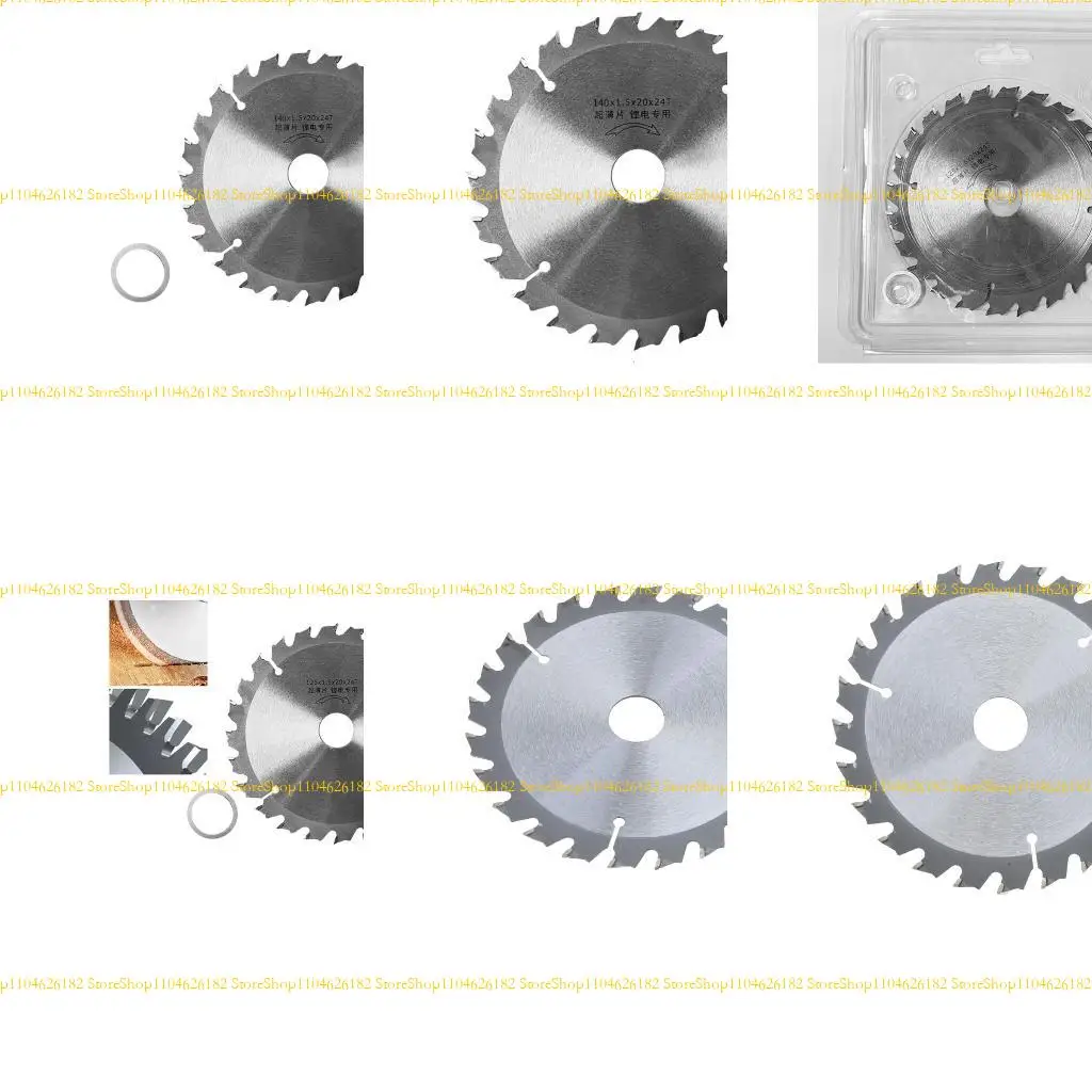 

Q2Q4 24 Зубы TCT Circular Sawblade Discs для деревянной резки 125 мм/140 мм карбида