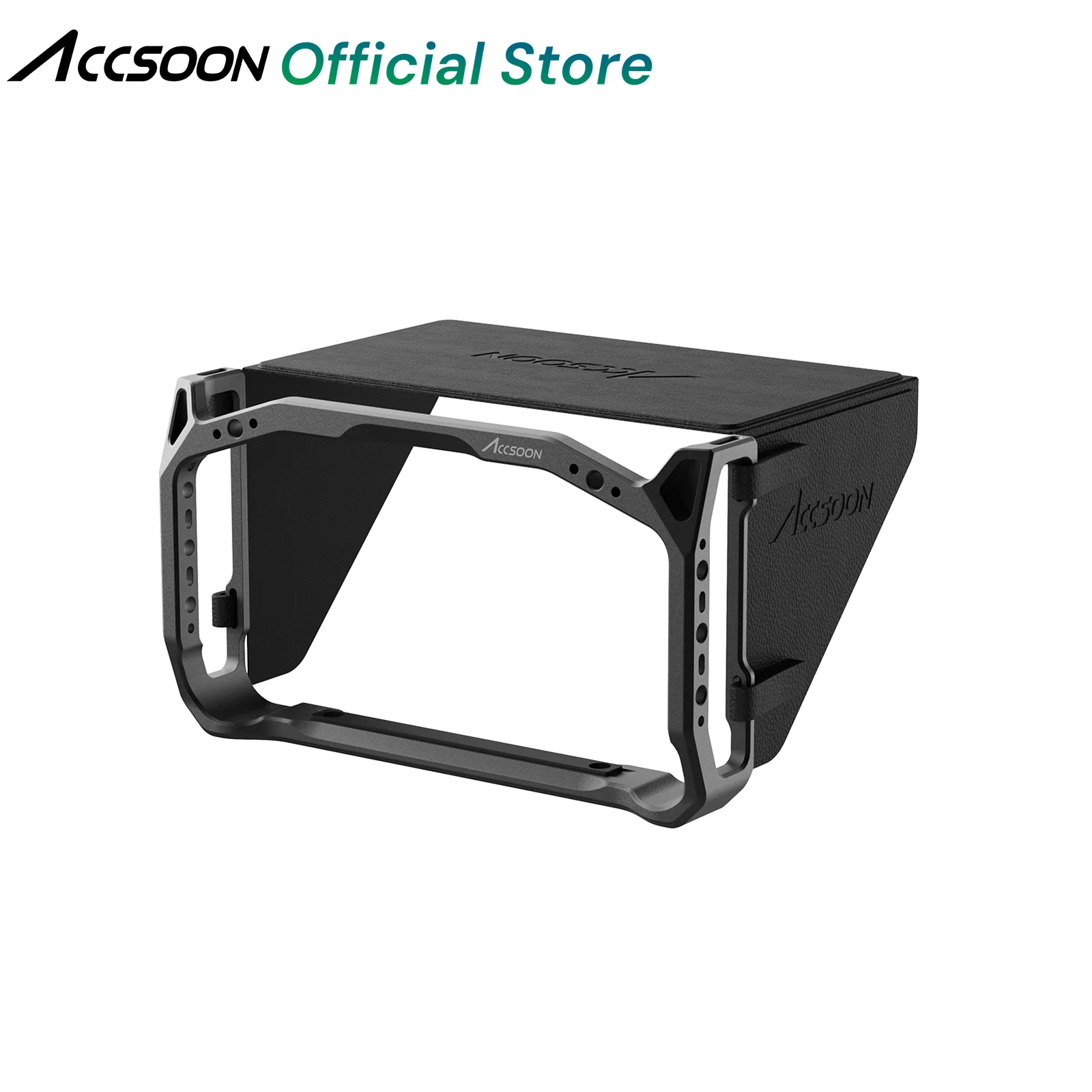 Accsoon Monitor Cage With Sunhood ,  Aluminum alloy protective cover cage and sun hood only ,  for CineVIew  M7 Pro Monitor