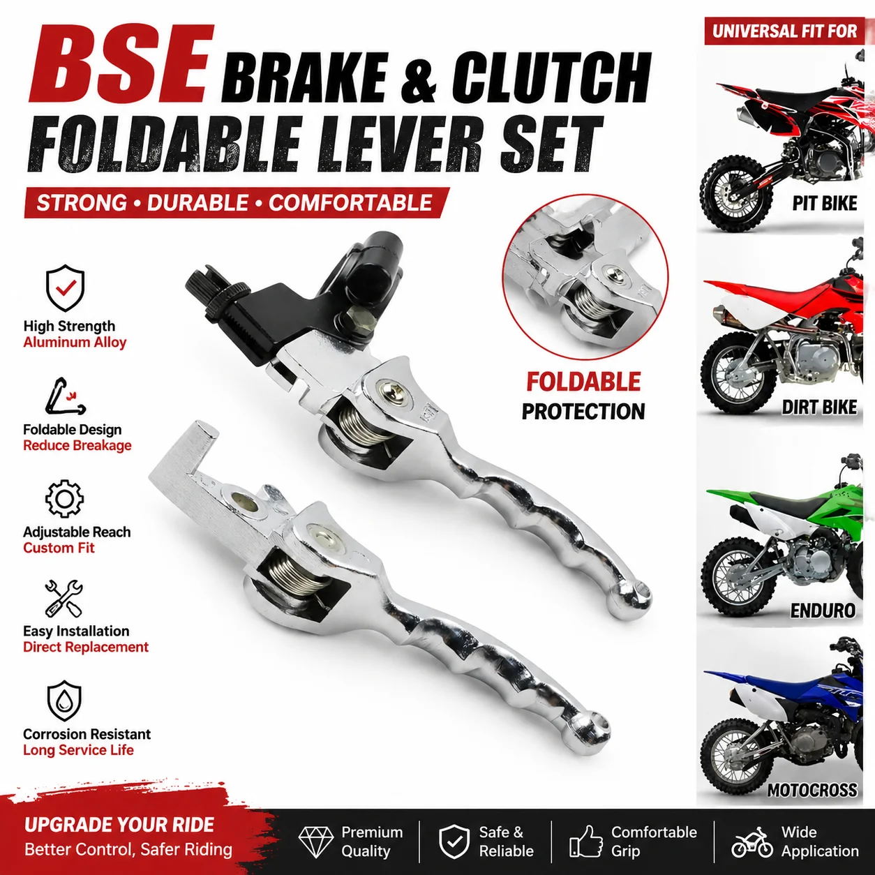 Motorbike Brake Clutch Handle 7/8