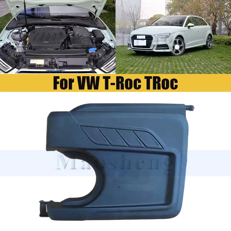 

Крышка крышки двигателя, декоративная крышка, аксессуары для Audi A3 1 Q3 Q2L 1,5 T, верхняя Защитная крышка двигателя, крышка крышки капота