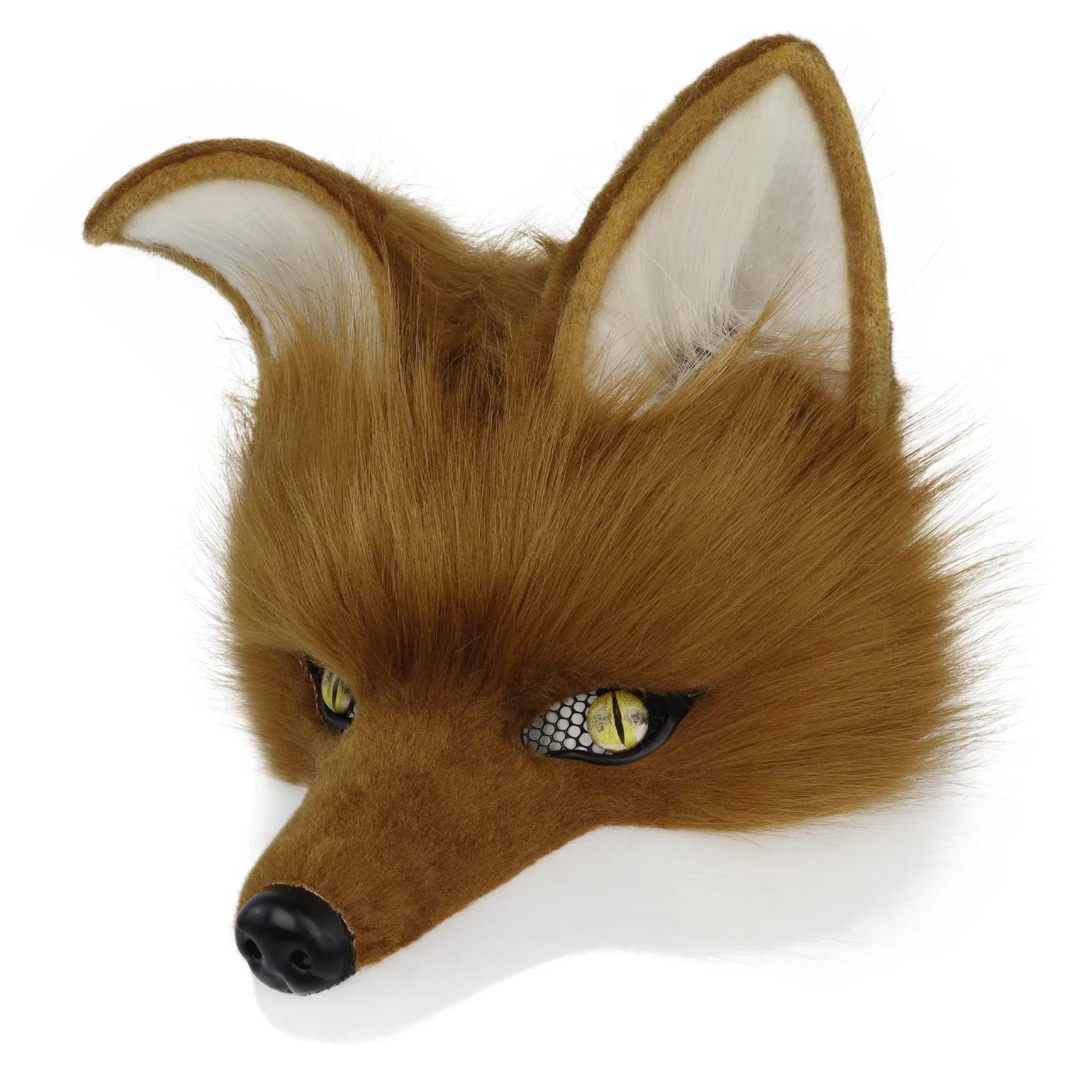 Wolf Mask Half Face Animal Dog Fox Werewolf Masks for Halloween Party Cosplay Costume Props